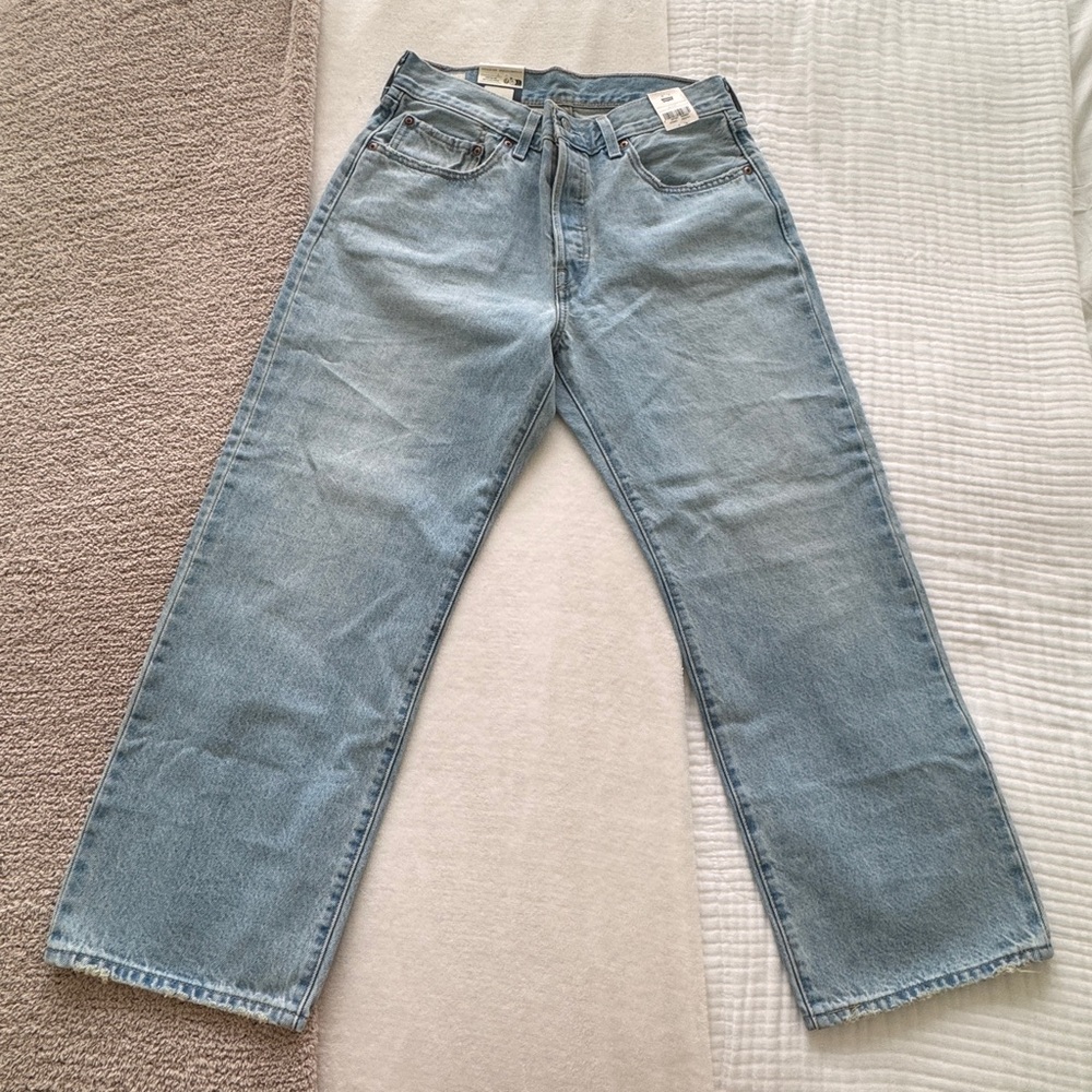 Levi's 501 90's Ankle Jeans 30x27 in By Your Side - Light Wash NWT